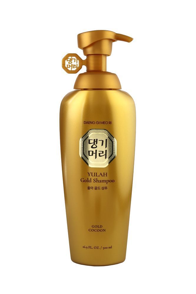 Зміцнюючий золотий шампунь, 500 мл /DAENG GI MEO RI Yulah gold shampoo, 500ml 08812 фото