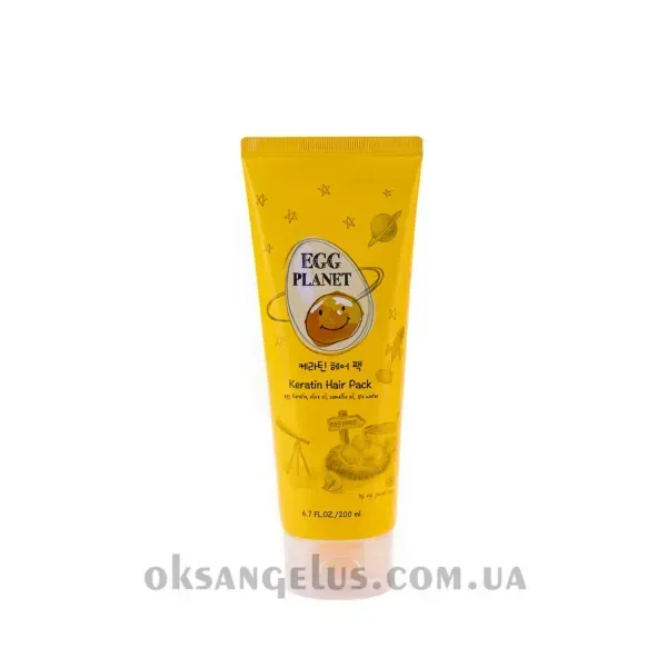 Маска з кератином для пошкодженого волосся 200мл / DAENG GI MEO RI Egg Planet Keratin Hair Pack, 200ml 08911 фото Маска з кератином для пошкодженого волосся 200мл / DAENG GI MEO RI Egg Planet Keratin Hair Pack, 200ml 08911 фото