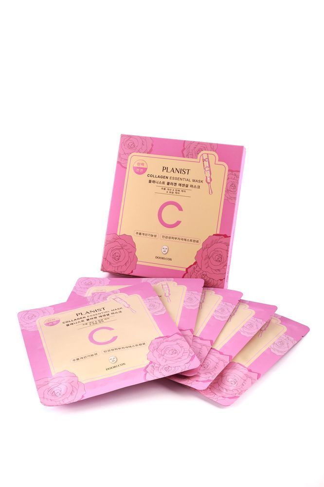 Розгладжуюча маска для обличчя з колагеном, 25 мл /  COLLAGEN  Essential  Mask , 25ml * 5 шт 00024 фото